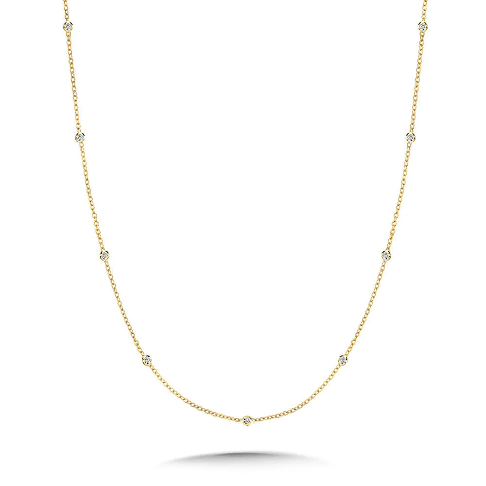18" DIAMOND LINKS NECKLACE