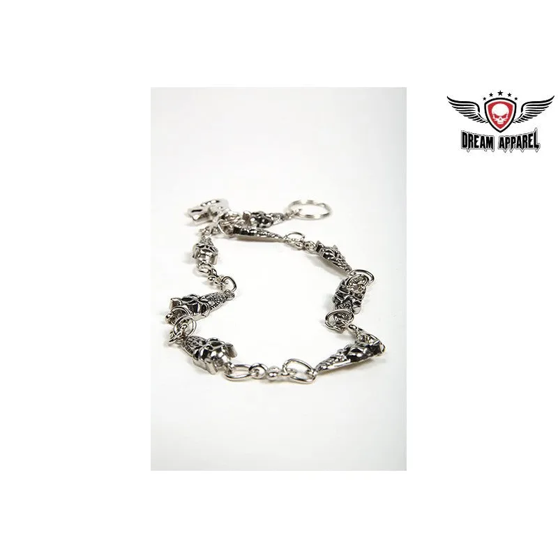 25" Skull Biker Chain