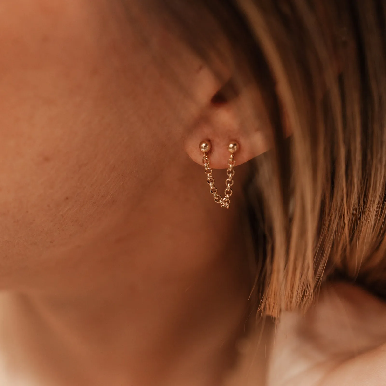 Ashton Earrings • Chain Earrings