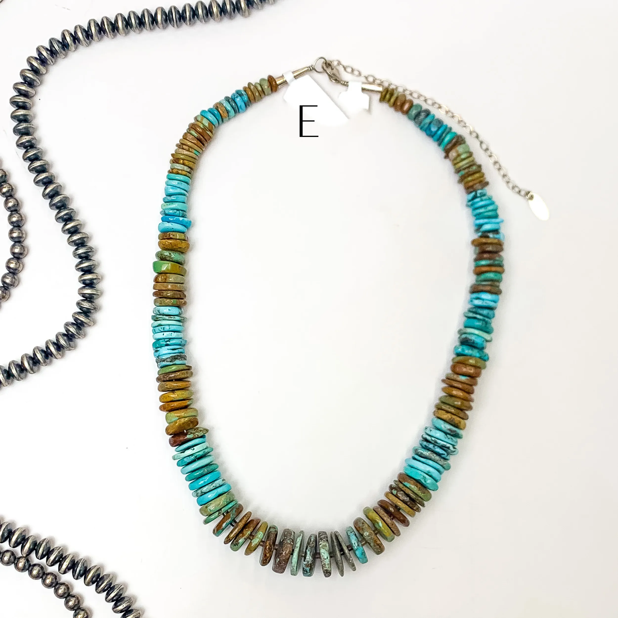 Betty Bitsie | Navajo Handmade Graduated Kingman Turquoise Circle Beaded Stones