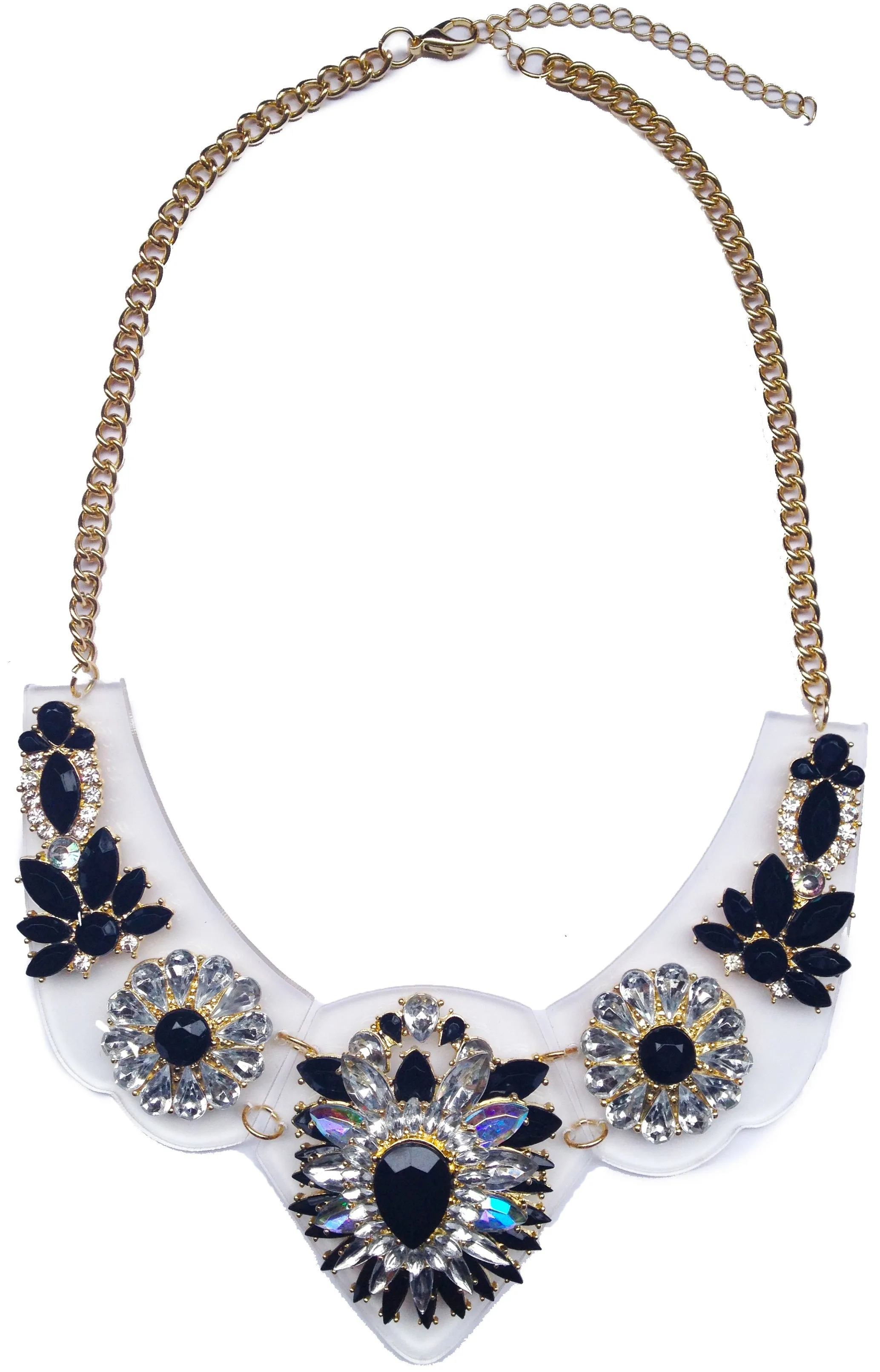 Black Enchanted Gems Necklace