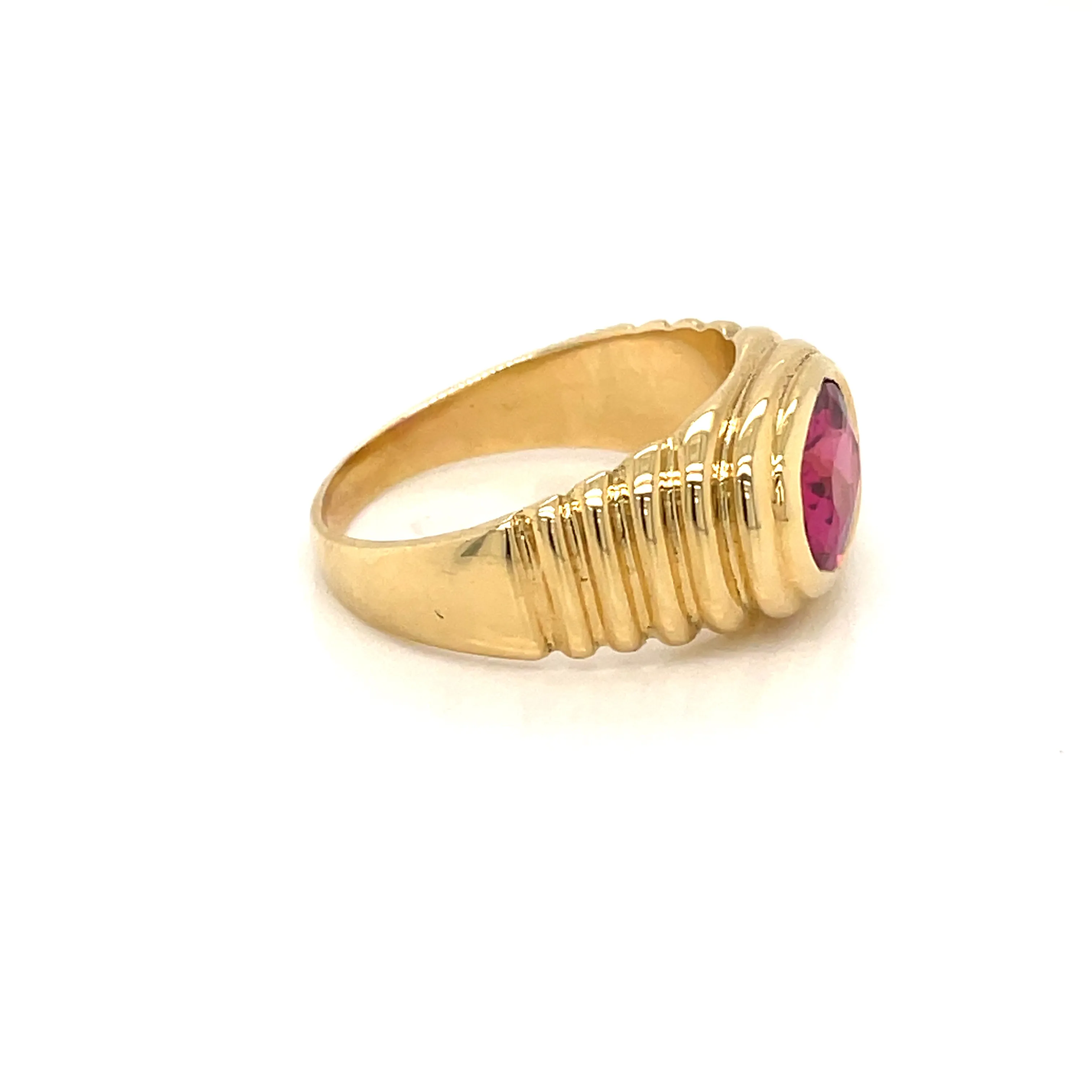 Bulgari 5 Carat Tourmaline Gold Vintage Ring