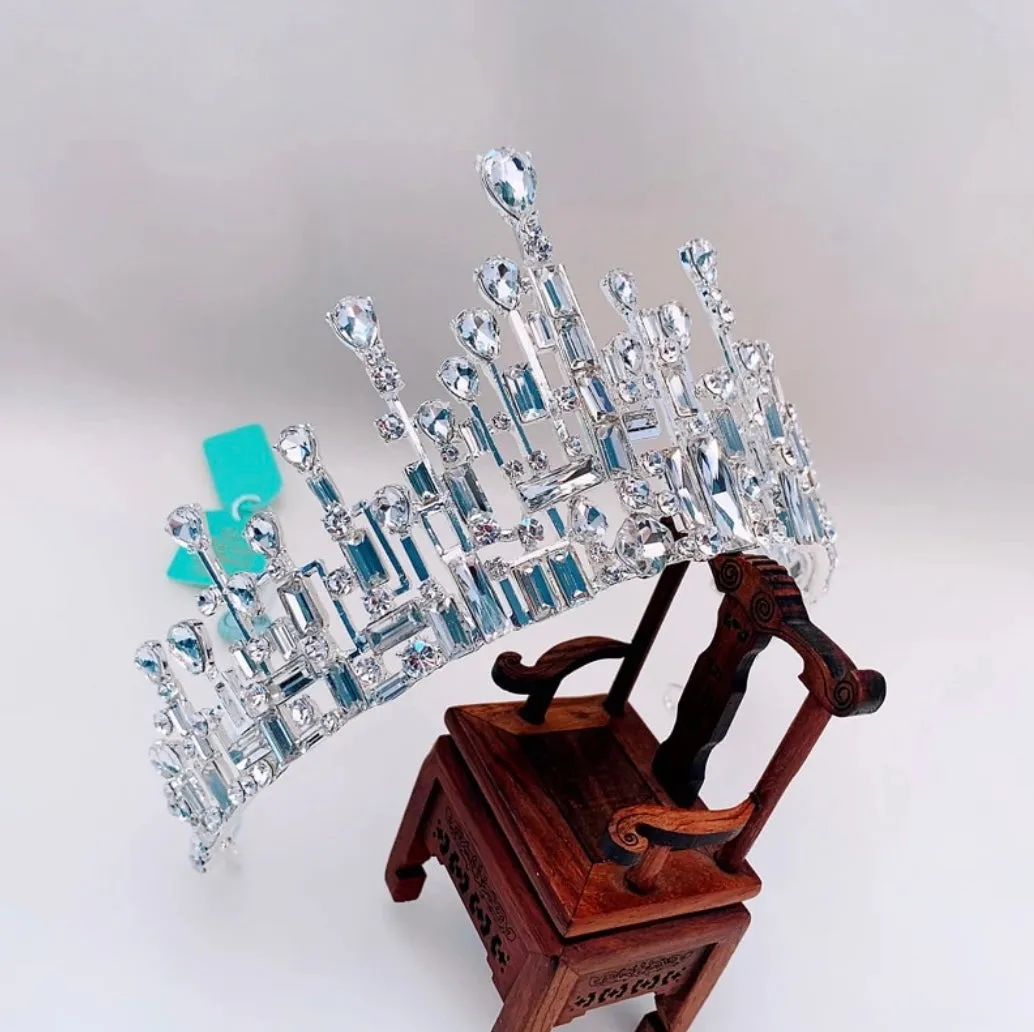 Diva Deity Colorful Crystal Diadem