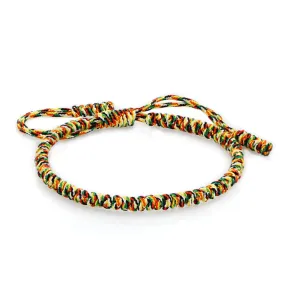 Ethnic Style,  Hand-woven Red Knots Rope Bracelet