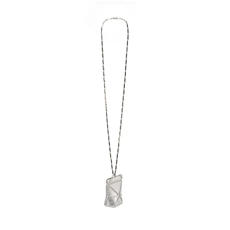 Facet Micro Mini Bag - Silver