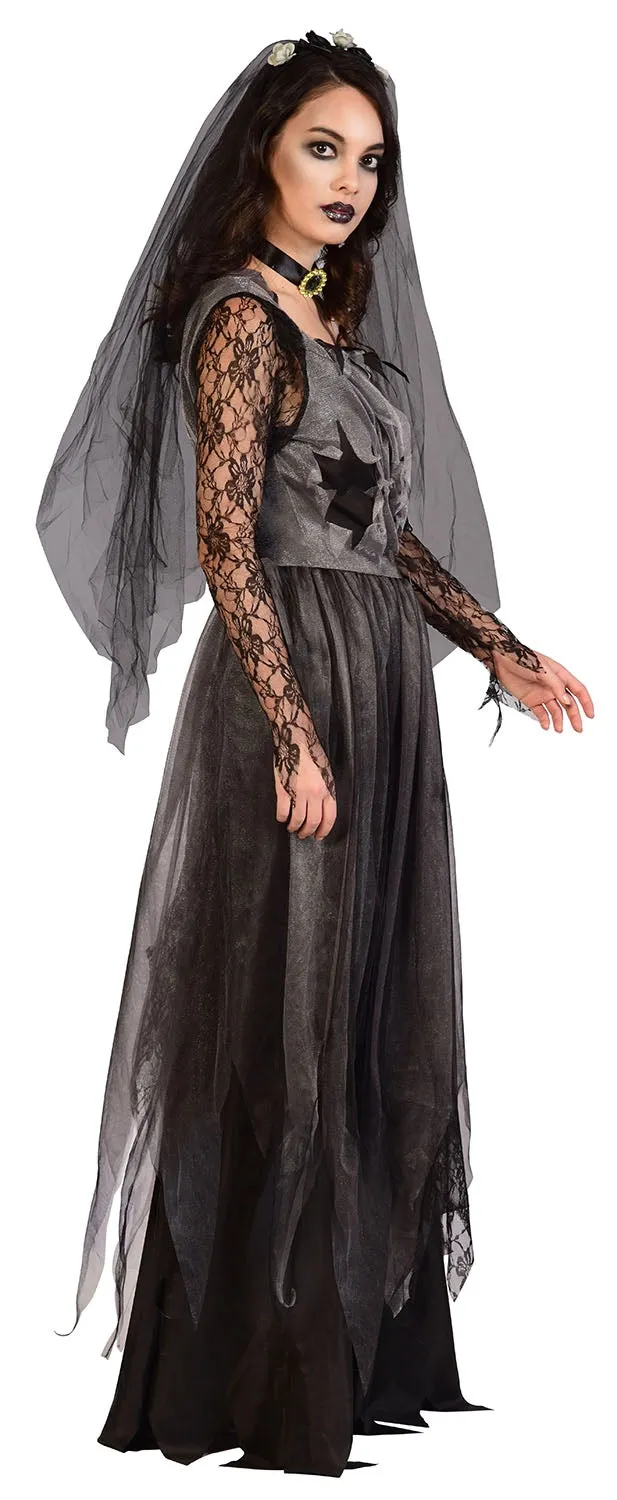 Friedhofsbraut Damen Kostüm Deluxe