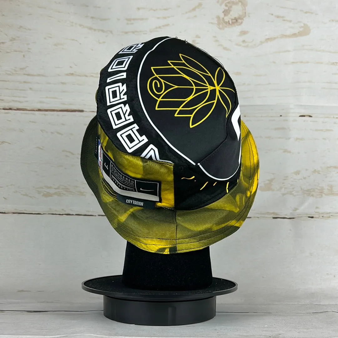 Golden State Warriors Upcycled NBA Jersey Bucket Hat *25