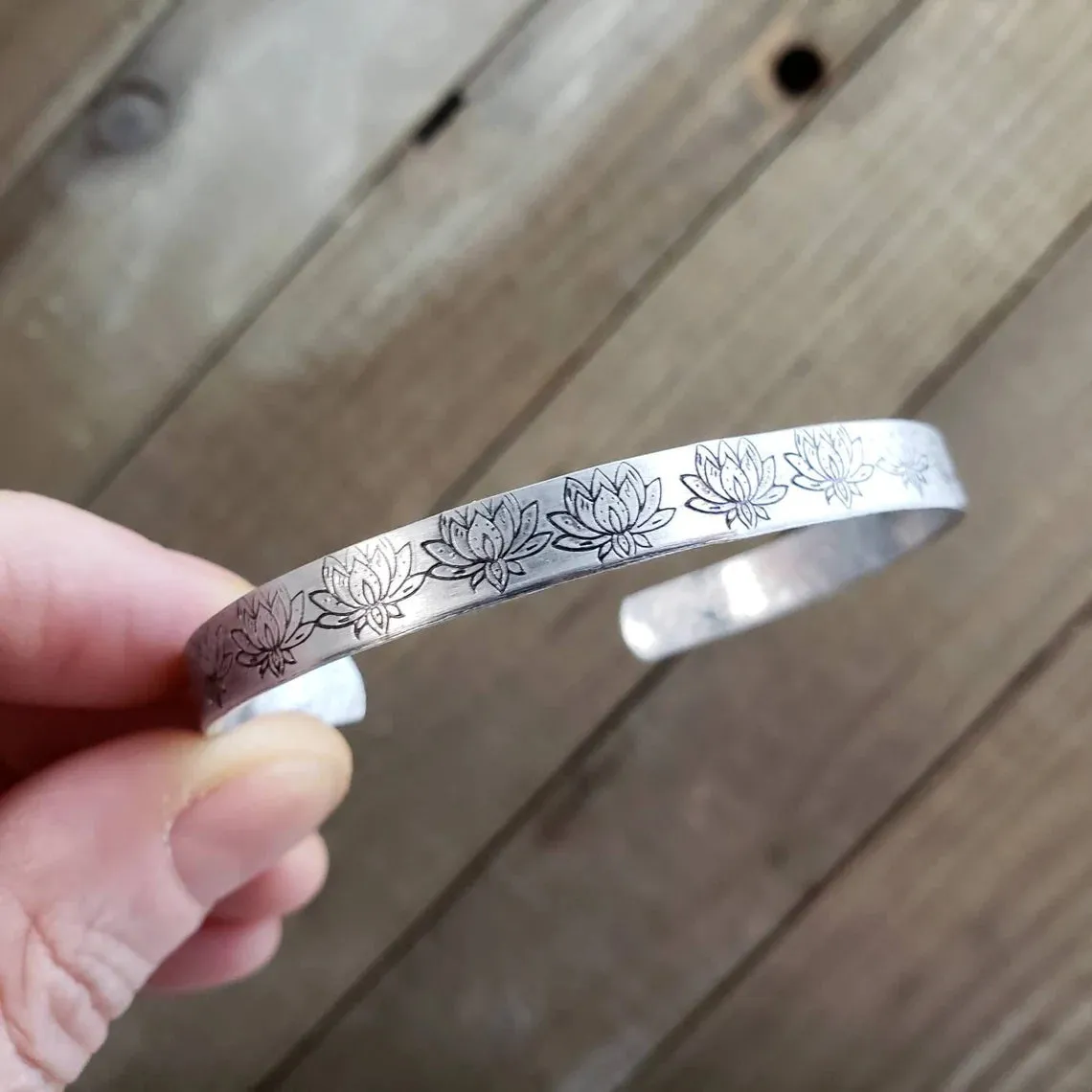 Lotus flower cuff