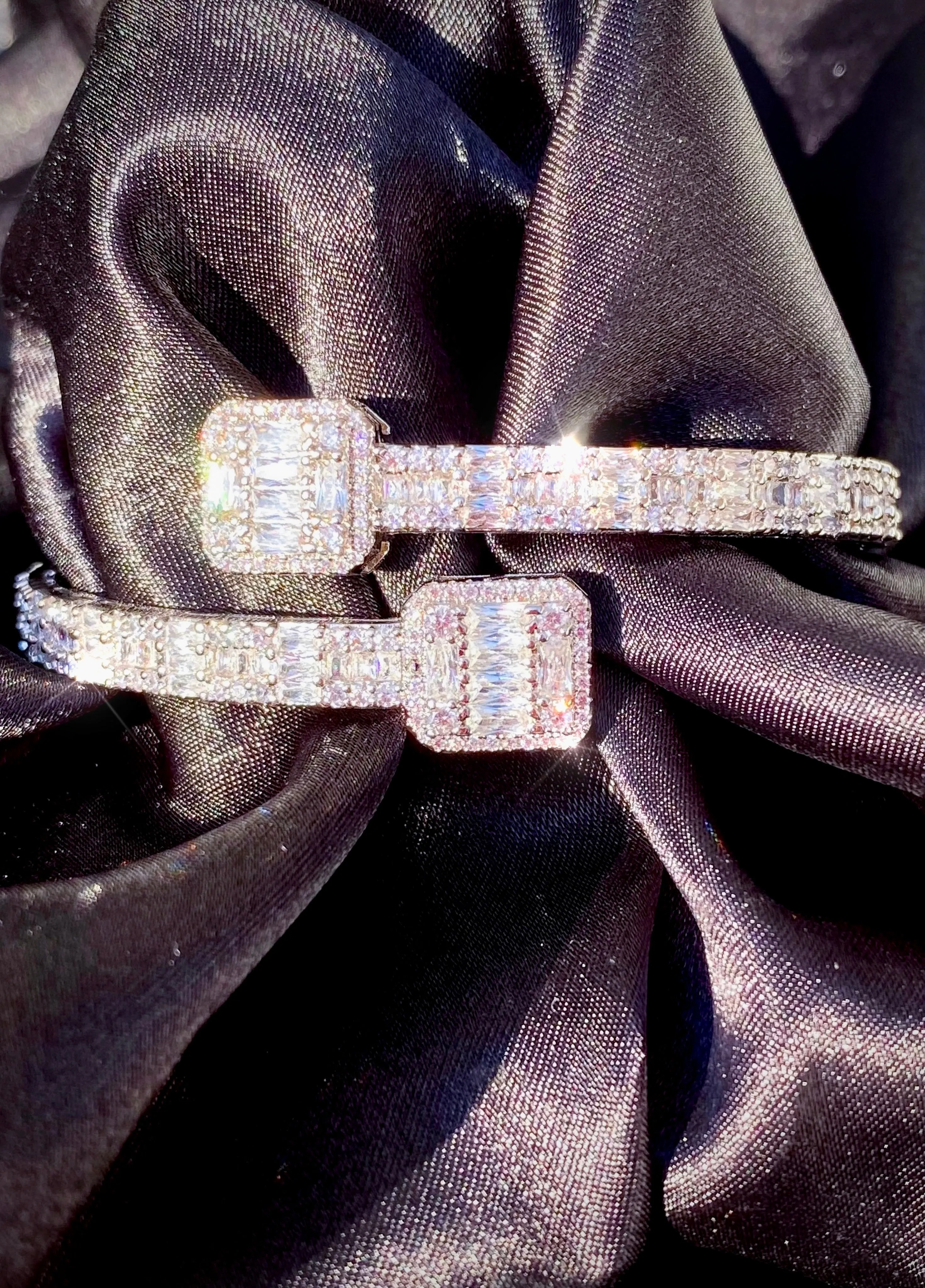 Luxe Baguette Cuff Bangle