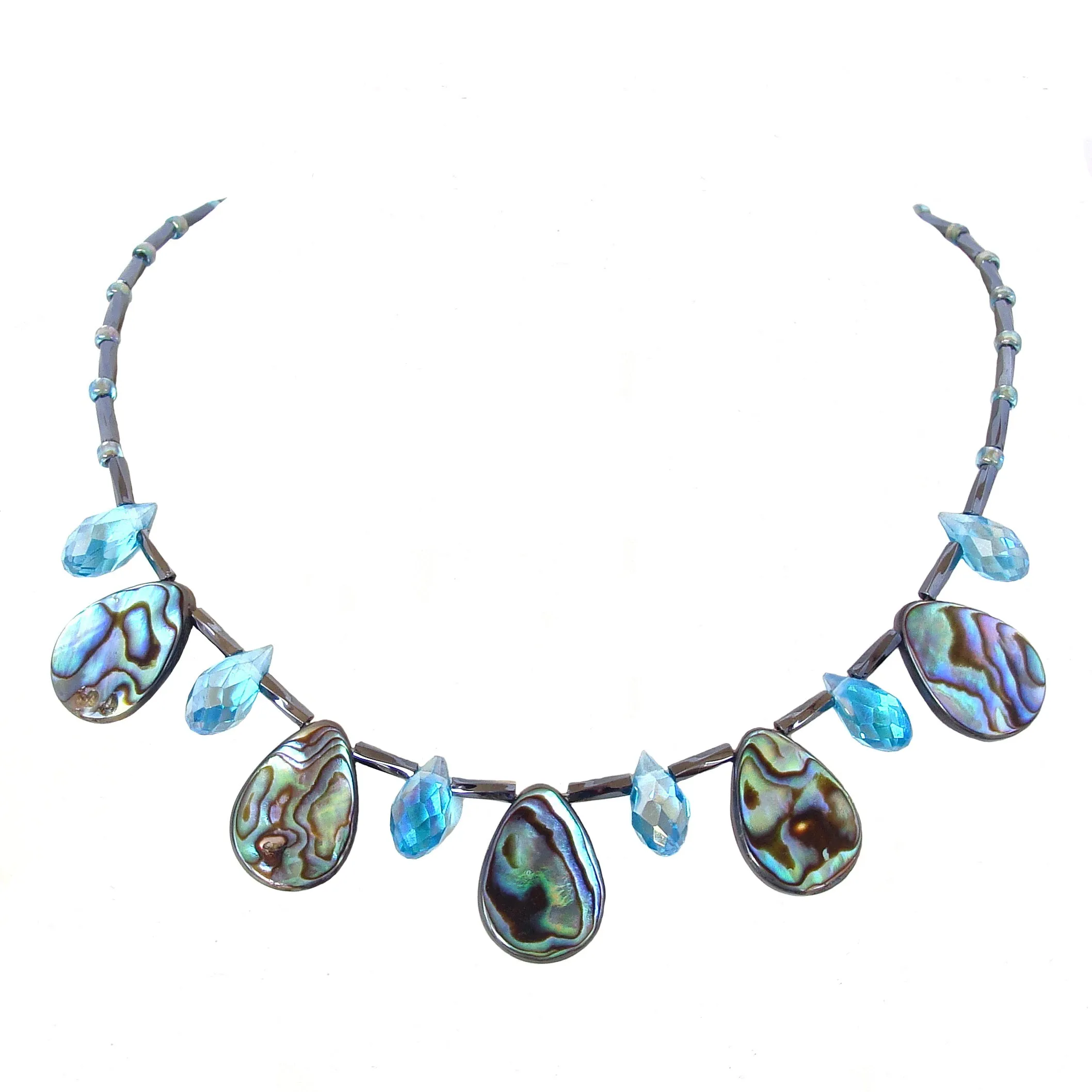 Mystique: Princess Style Necklace with Abalone