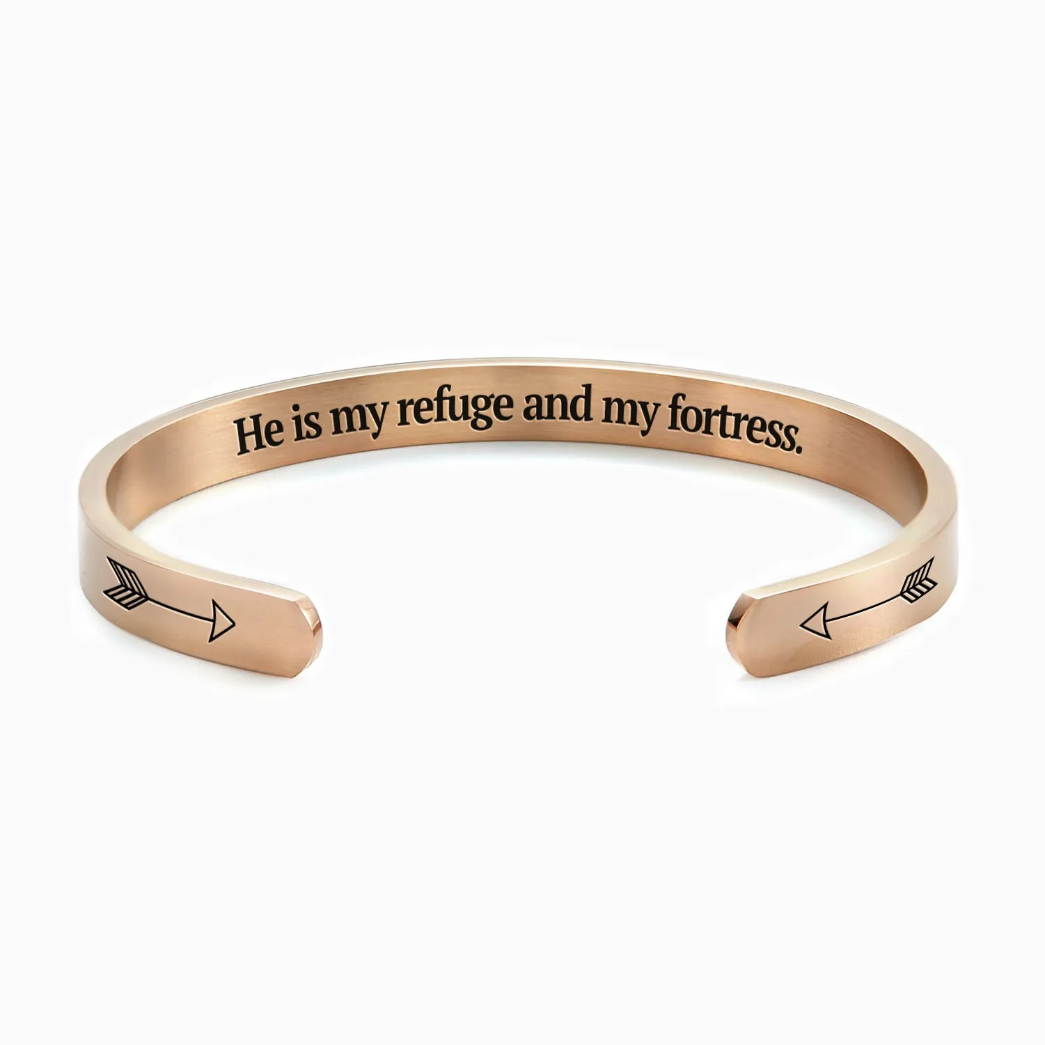 Psalm 91:2 Cuff Bracelet