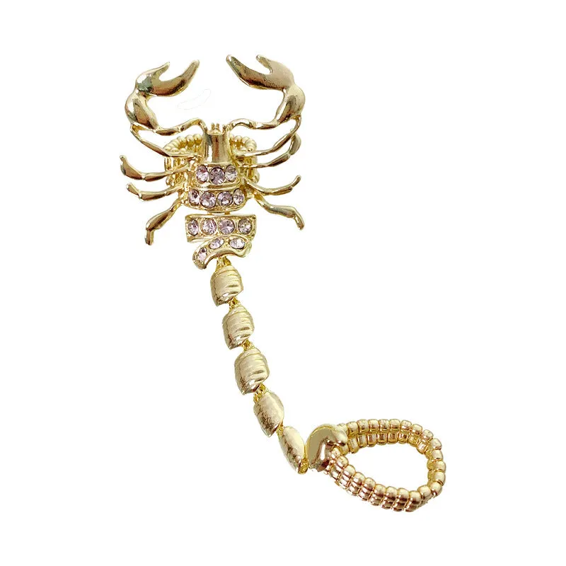 Scorpion Alloy Silver Gold Plated Finger Ring