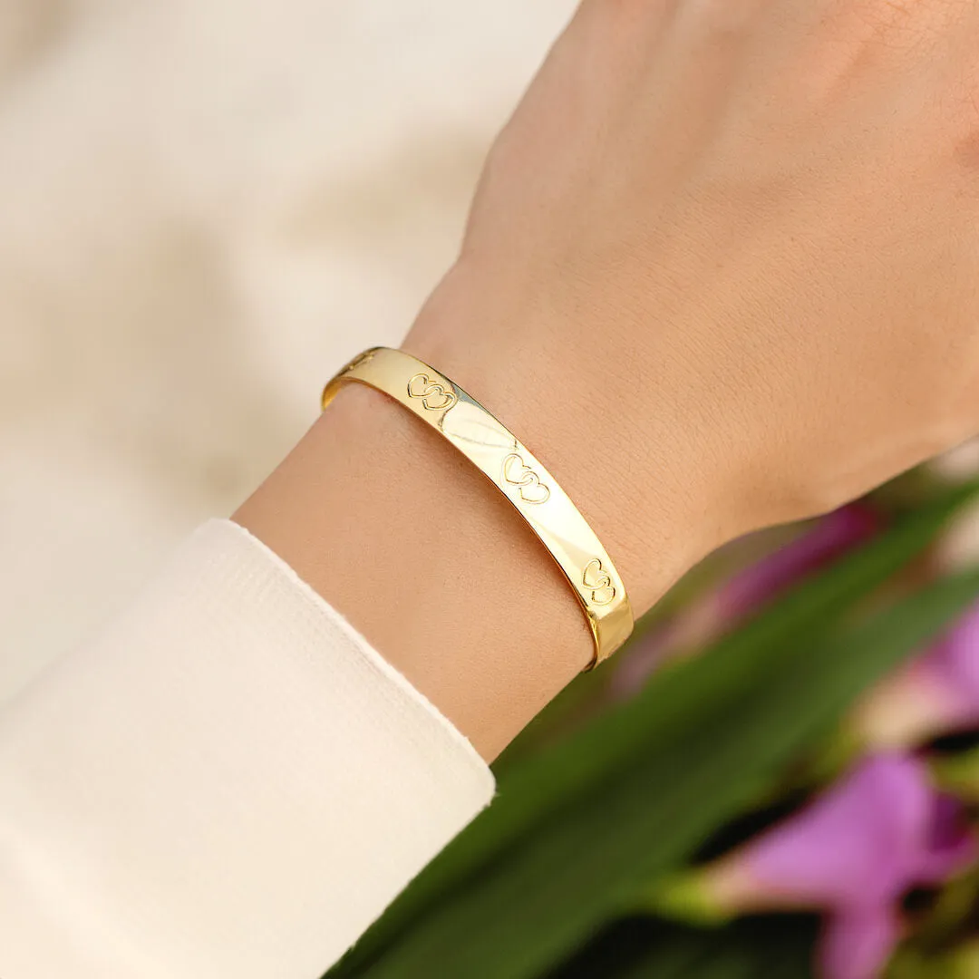 SOUL SISTERS - ENGRAVED CUFF BRACELET