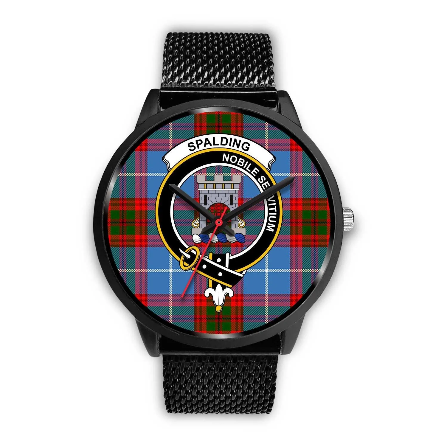 Spalding Clan Badge Tartan Black Watch