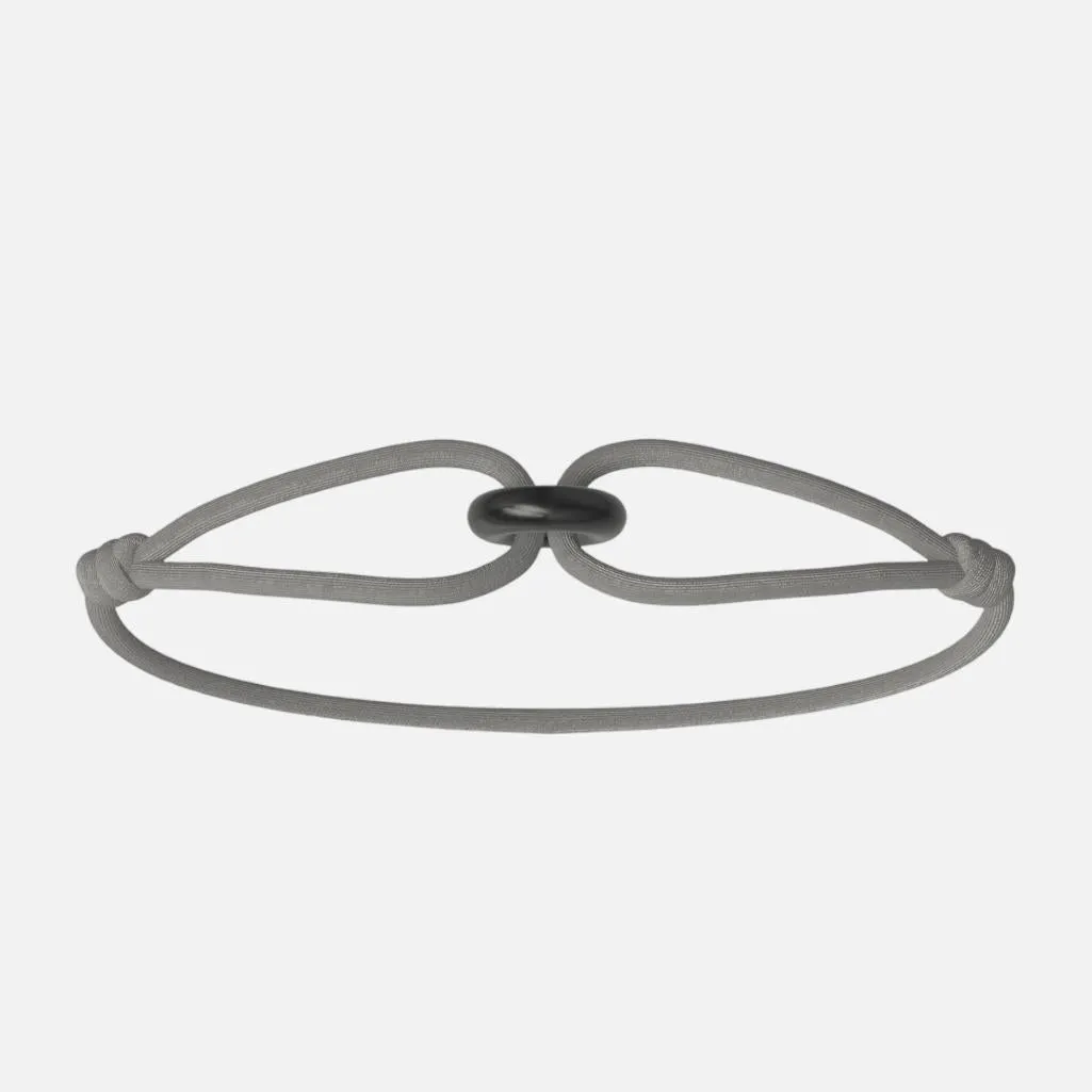 Wecord Black Soho Cord Bracelet